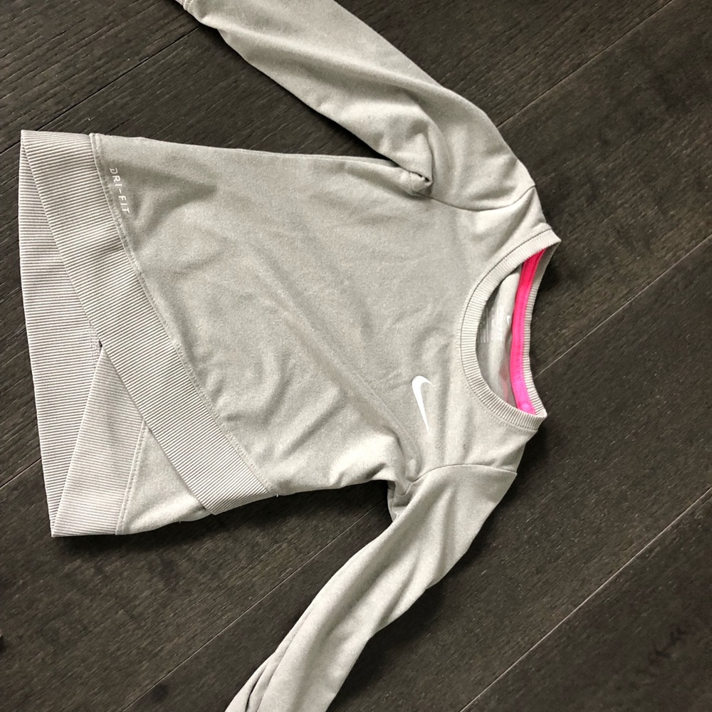 Gray Dri-Fit toddlers top